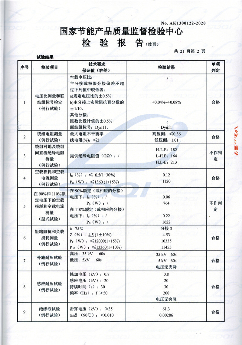 高低压试验报告-S11-1250静乐静乐静乐油浸式变压器-2.jpg